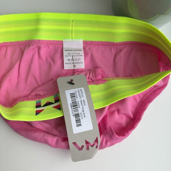 Modus Vivendi - Peace Tanga Brief - Pink (M) - Picture 5 of 6